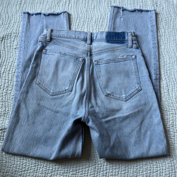 Abercrombie & Fitch The 90s Straight Ultra High Rise Jean Light Wash 26 2R - Picture 5 of 6